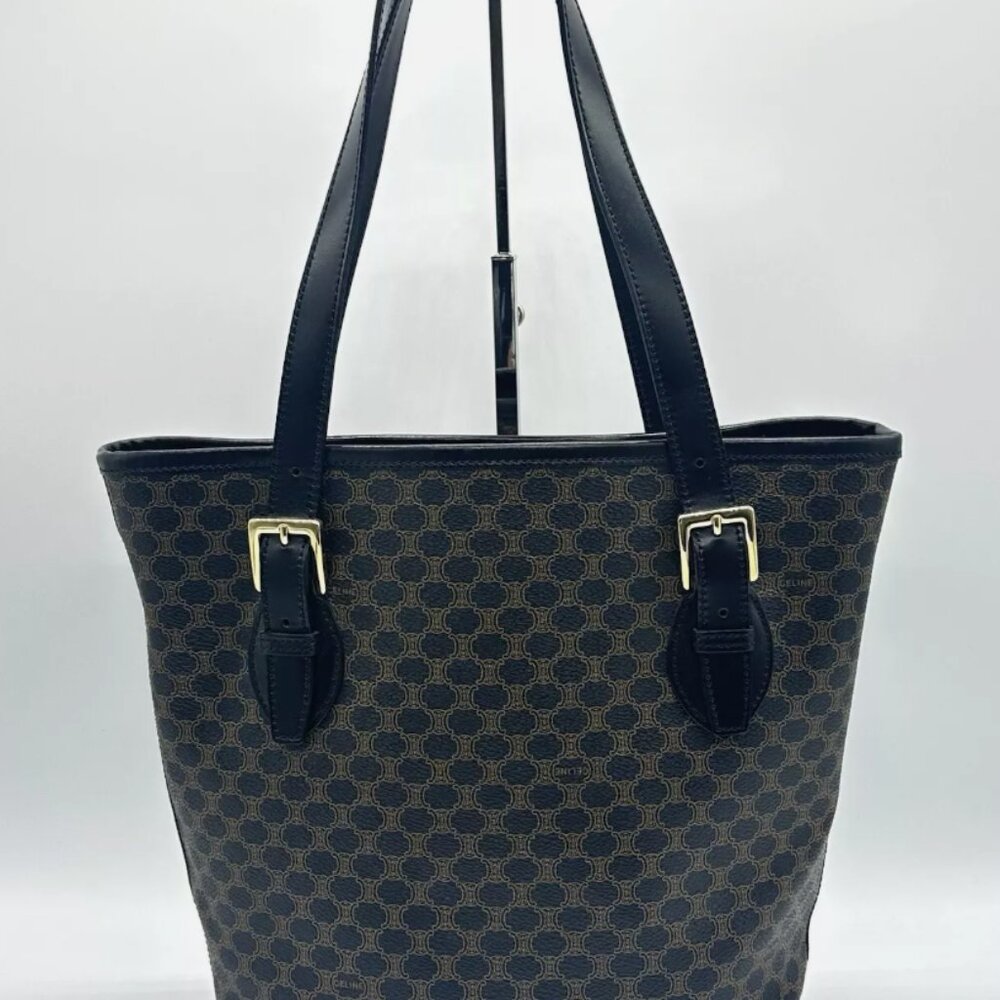 Celine - Rare Vintage Macadam Small Tote Bag
